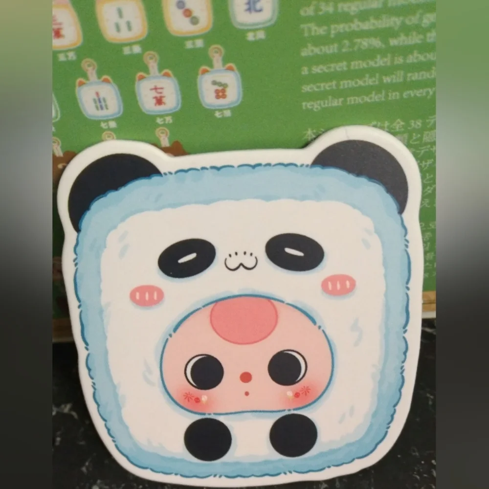 Little Mahjong Baby Three Panda Plush